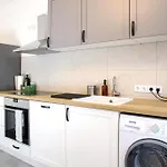 Stylisches Design - Zentrum - Mit Parking - 2 Schlafzimmer - Homeoffice - Wlan Und Tv - Waschmaschine - 500m Zum Hbf - Paare - Geschaeftsreisende - Messe - Workation